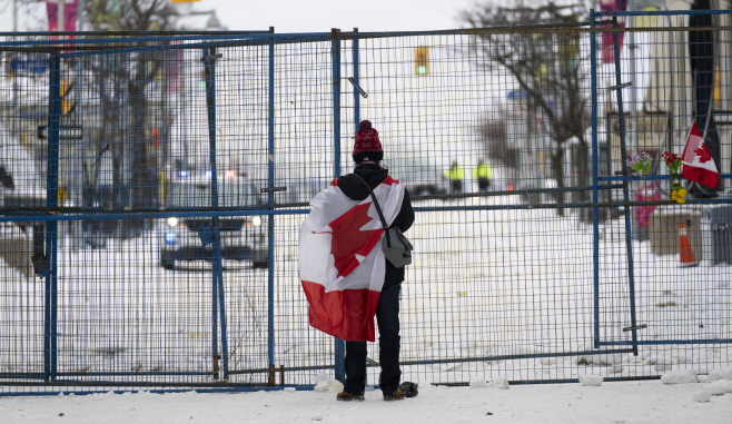 Virus Outbreak Canada Protests