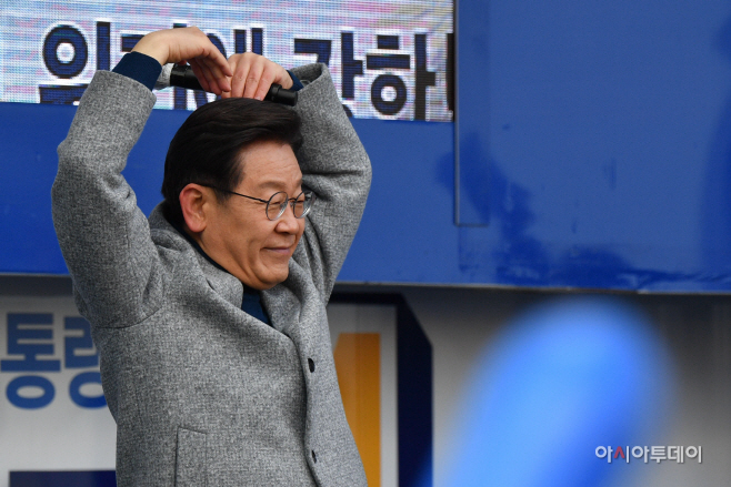 이재명, 부평역 유세