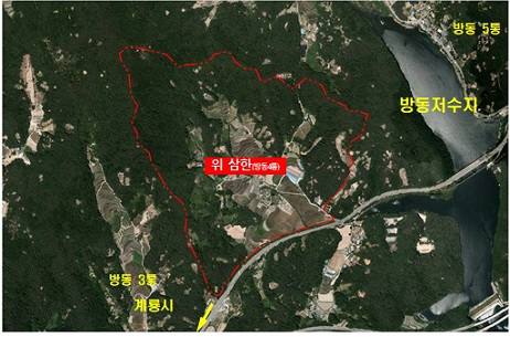 대전교도소 이전·신축 부지위치도