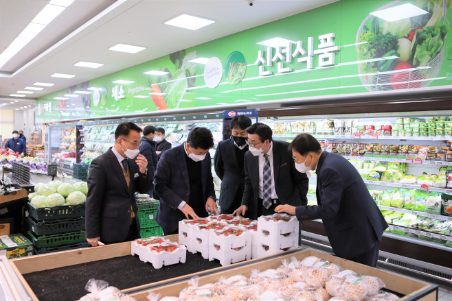 최원용 평택부시장, 농식품유통시설 현장 방문