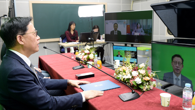 김승우 총장 인사말