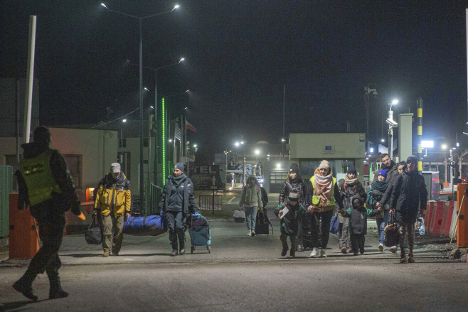 Poland Ukraine Invasion <YONHAP NO-3211> (AP)
