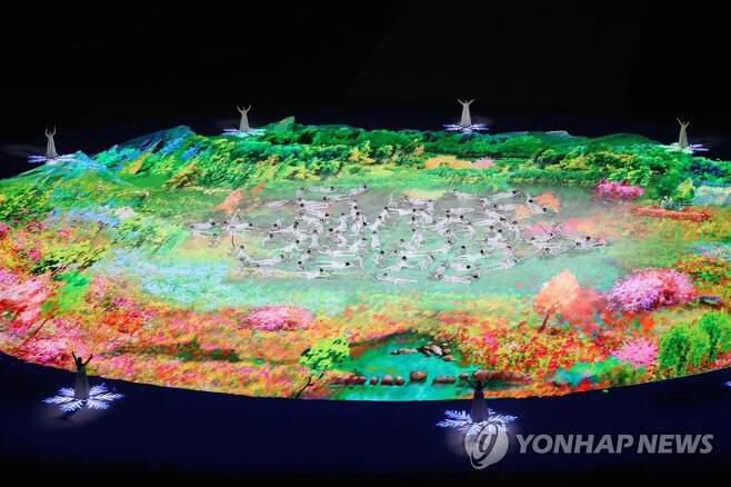 베이징 패럴림픽 개막, '기수 백혜진' 한국 35번째 입장