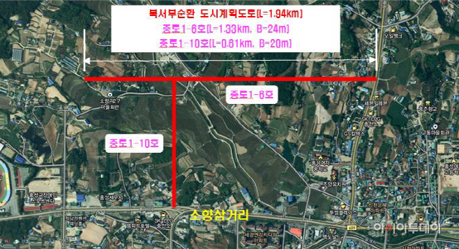 7일 (홍성군, 올해 도로망 구축에 63억 확보_북부순환)