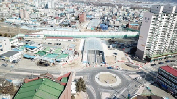 동서연결도로항공사진