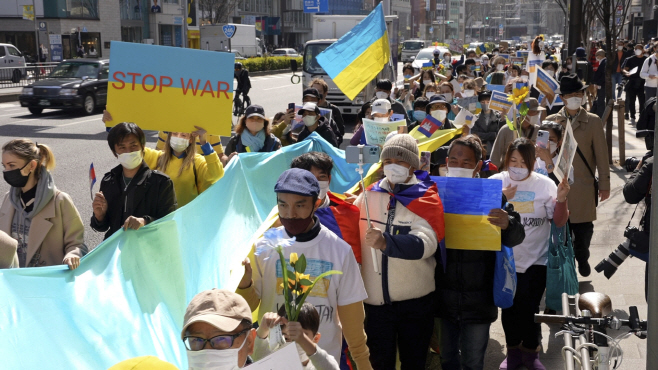 Japan Russia Ukraine War <YONHAP NO-5247> (AP)
