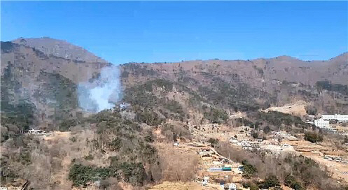 울주군 산불현장