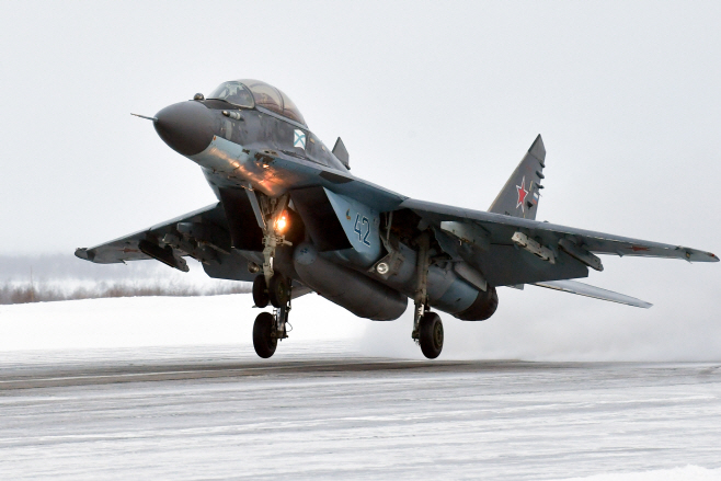 Training of Russian Northern Fleet's naval aviation