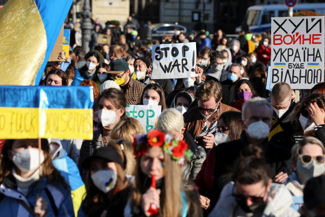 UKRAINE-CRISIS/GERMANY-PROTESTS <YONHAP NO-0554> (REUTERS)