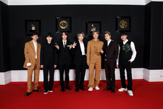 방탄소년단_2021 그래미 어워드_레드카펫_단체