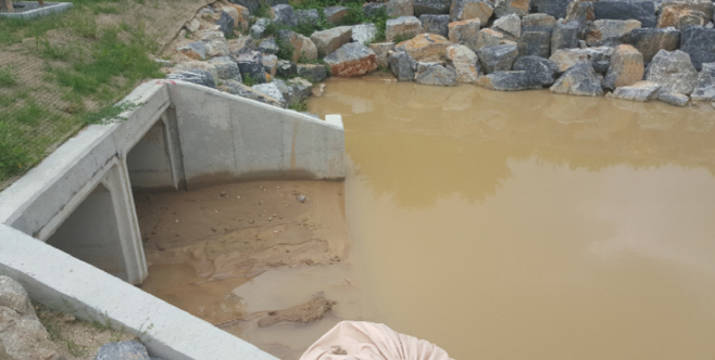 횡계리 침사지 기능 상실 2018