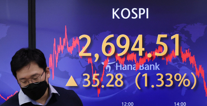 상승 마감<YONHAP NO-4781>