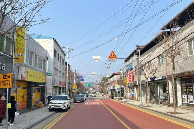 진보면 소재지 진보로 전선지중화사업 추진