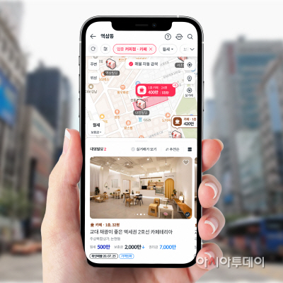 이미지 1. [네모] 플랫폼 매물 검색 화면