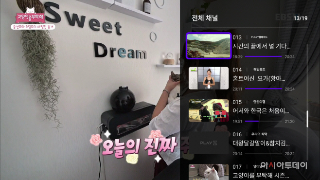 SK브로드밴드 플레이제트 채널Z 서비스 화면 중 하나 (1)