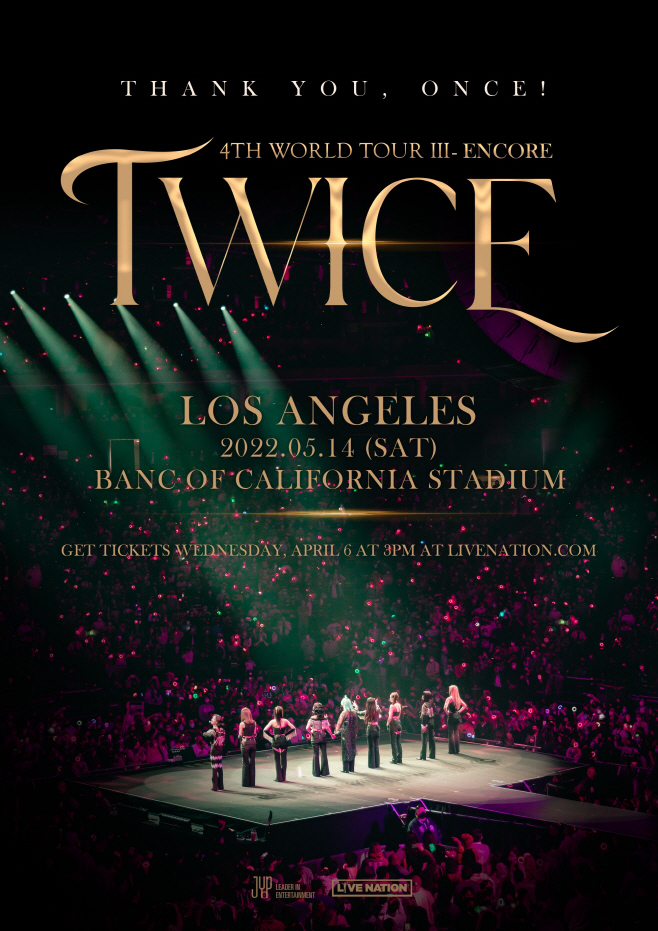 TWICE_4TH WORLD TOUR III_앙코르 공연 포스터