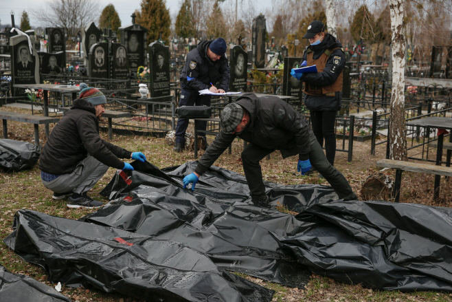 UKRAINE-CRISIS/BUCHA <YONHAP NO-3633> (REUTERS)