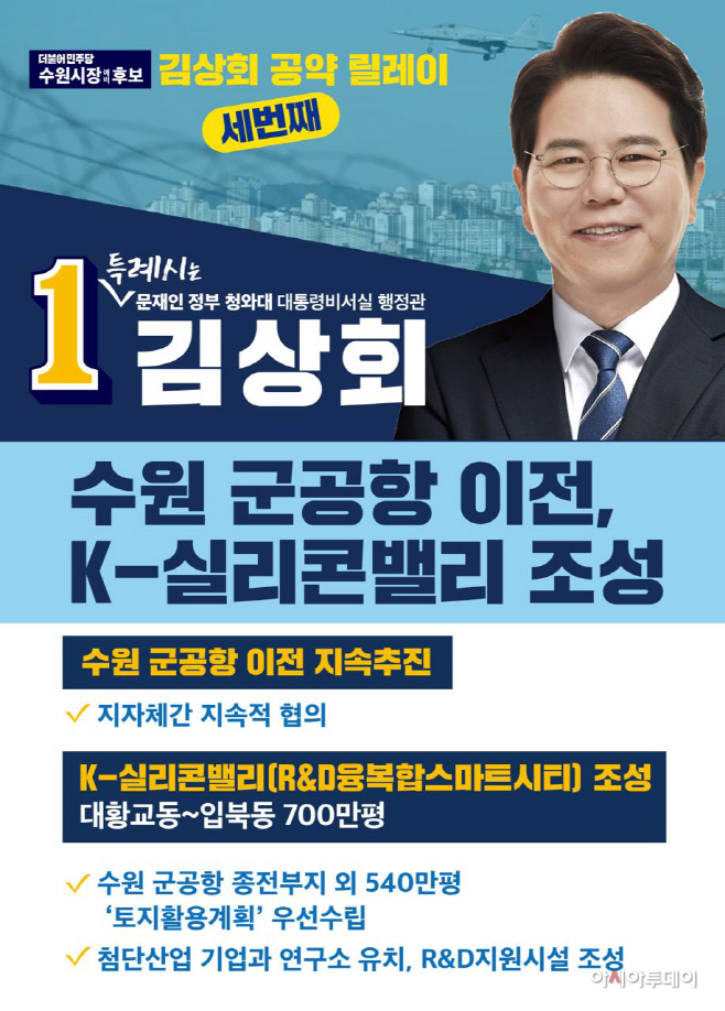 김상회 수원시장 예비후보 공약릴레이 카드뉴스