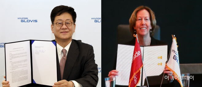 [사진자료] 현대글로비스-우드사이드 LNG 장기 계약 체결식