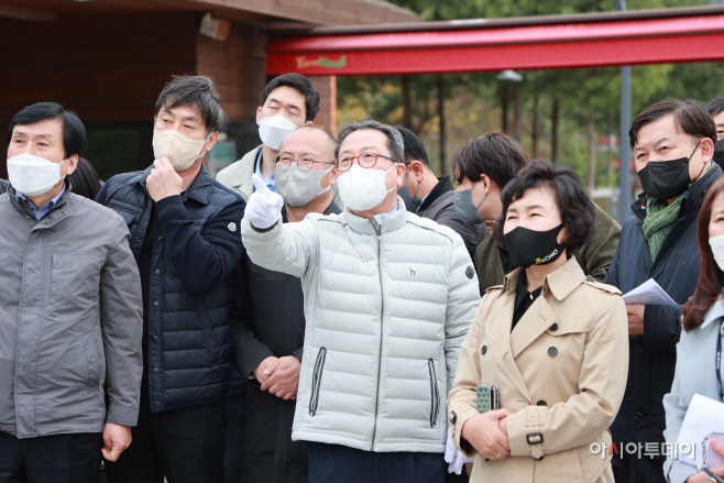 조광한 남양주시장, 진접·조안 펀 그라운드 현장 점검