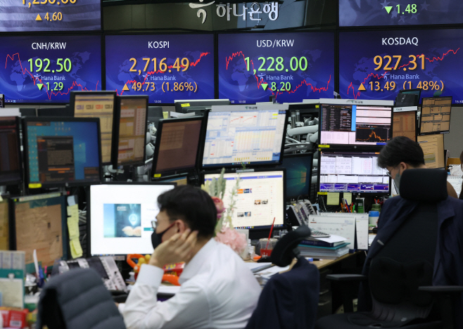 코스피-코스닥, 상승 마감<YONHAP NO-6320>