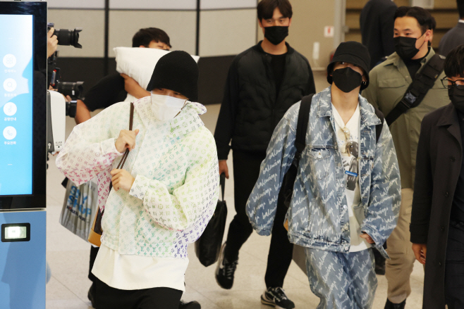 방탄소년단, 미 공연 마친 뒤 귀국