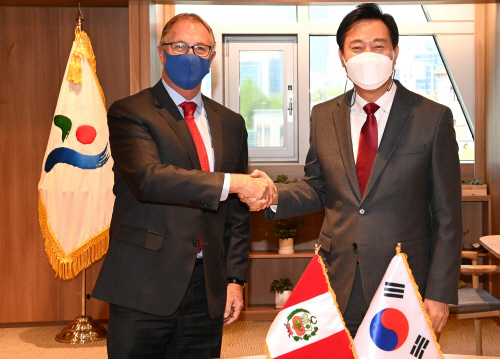 페루 리마시장 만난 오세훈 시장