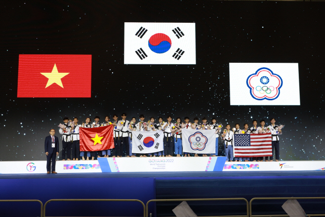 2022 고양 세계태권도품새선수권대회 폐회/제공=고양시