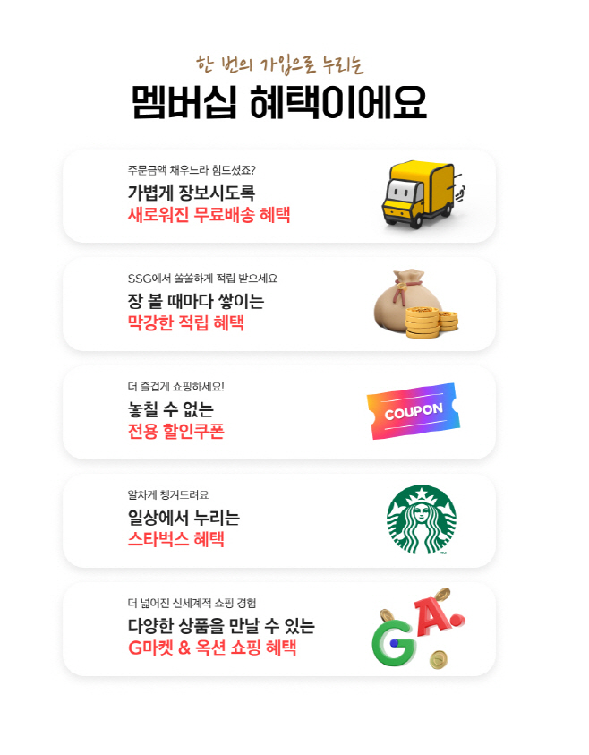 [사진자료] 통합 멤버십 '스마일클럽' 혜택 이미지