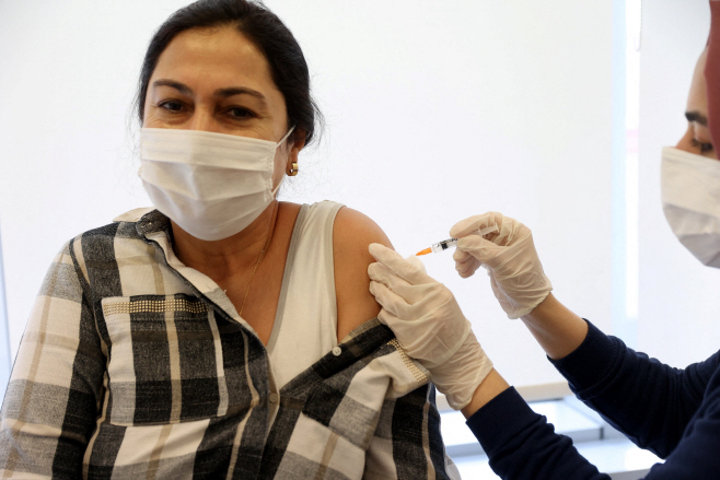 TURKEY-HEALTH-VIRUS-VACCINE <YONHAP NO-3274> (AFP)