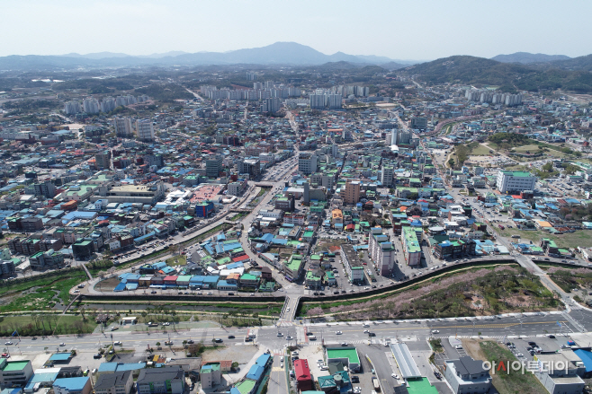 동문동 항공사진