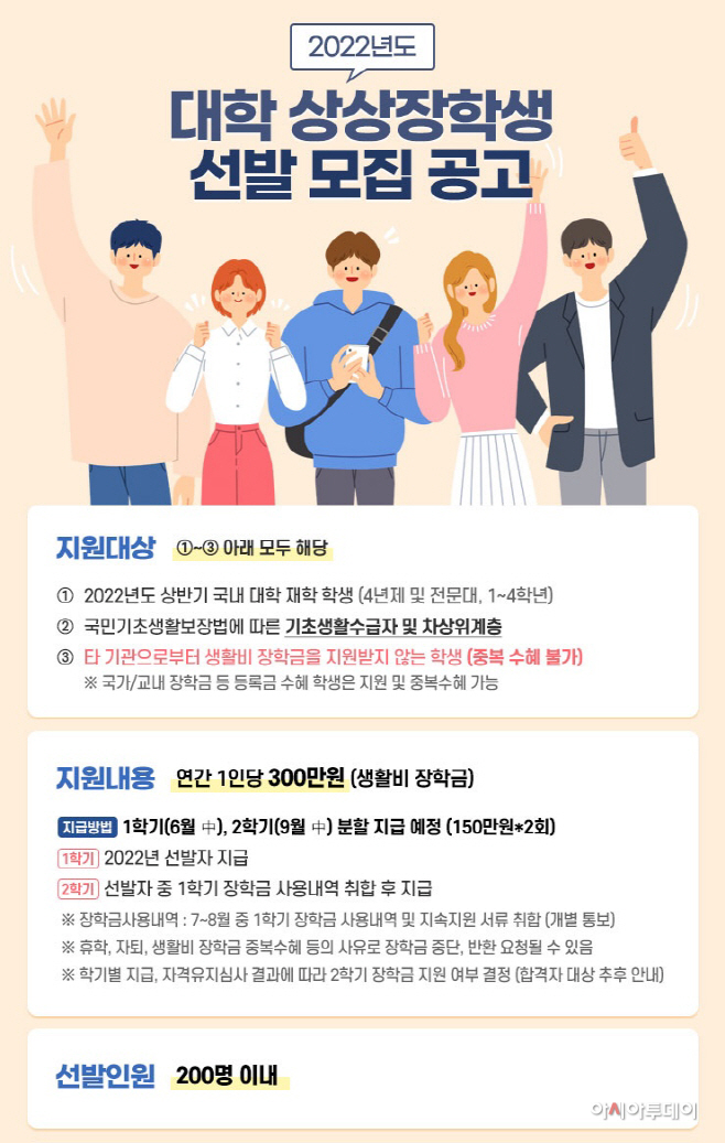 (KT&G 보도사진) KT&G장학재단, '2022 대학 상상장학생' 모집
