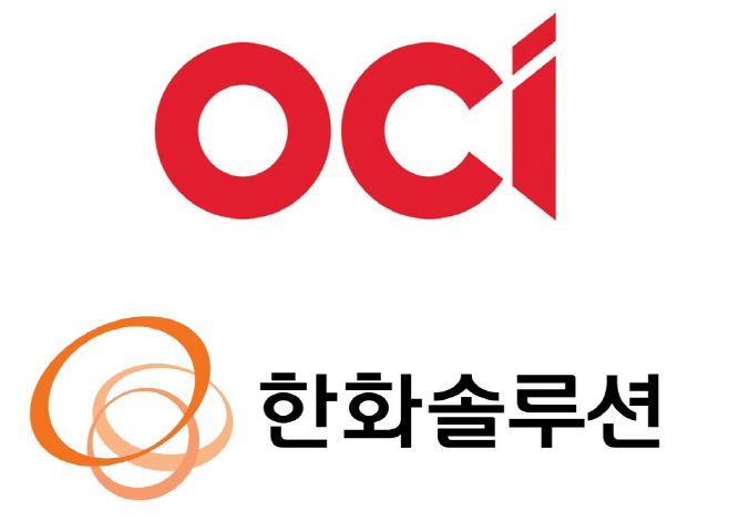 [보도자료 이미지] OCI-한화솔루션 로고