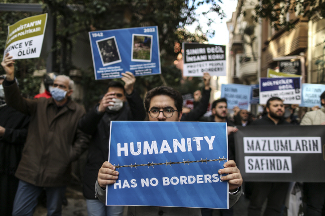 Migration Turkey Greece <YONHAP NO-0648> (AP)