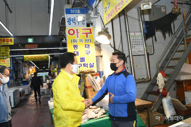 구리시, 농수산물도매시장 활성화를 위한 현장방문