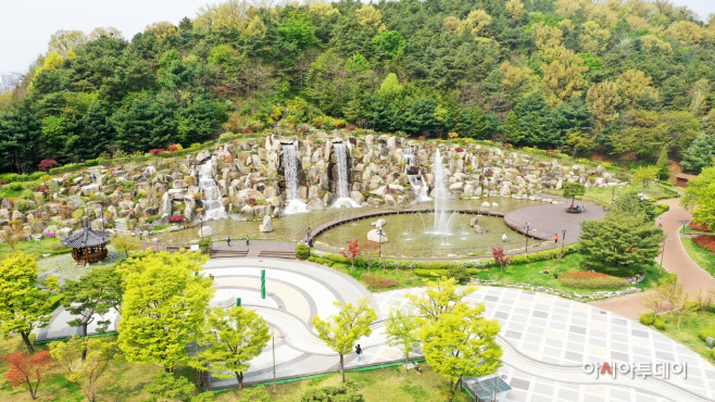 노적봉 바닥분수