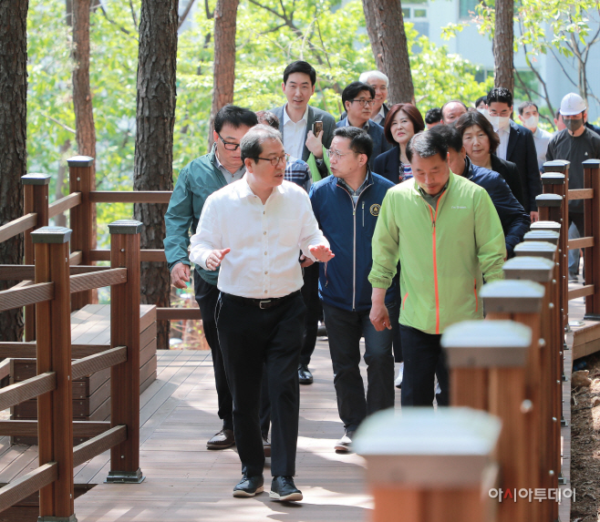 조광한 남양주시장, 화도근린공원 현장 점검 실시