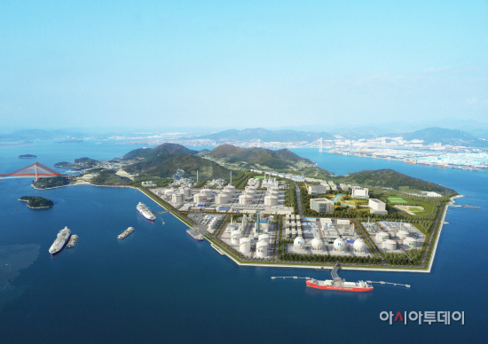 '여수 묘도 에코에너지 허브' 조감도