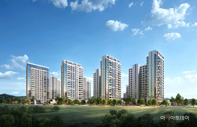 'e편한세상 에코델타 센터포인트' 투시도