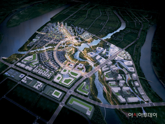 부산 에코델타 스마트시티 조감도