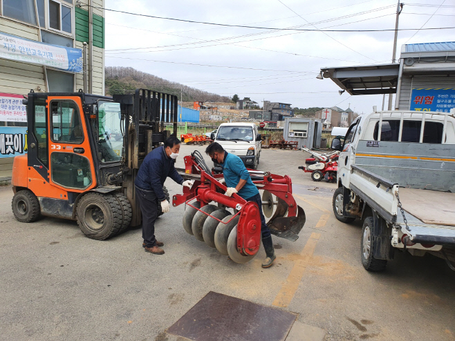 아산시 농기계 임대