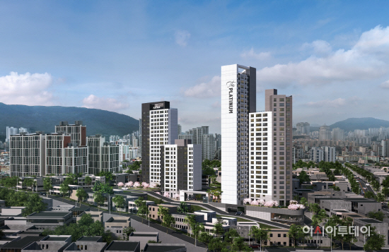 [보도자료]부산 온천동 공작맨션 가로주택정비사업 투시도
