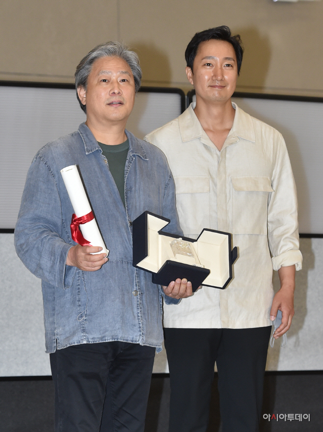 [포토] 박찬욱 감독-박해일, 투샷의 정석