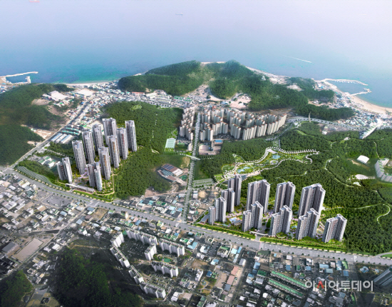 힐스테이트 환호공원 광역조감도