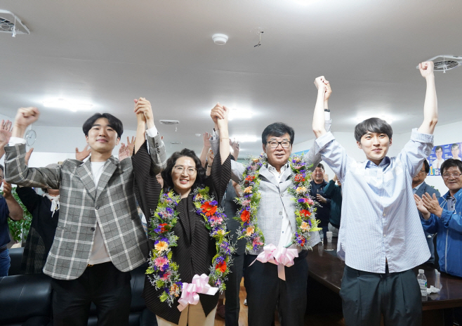 김성 장흥군수 당선축하 사진1