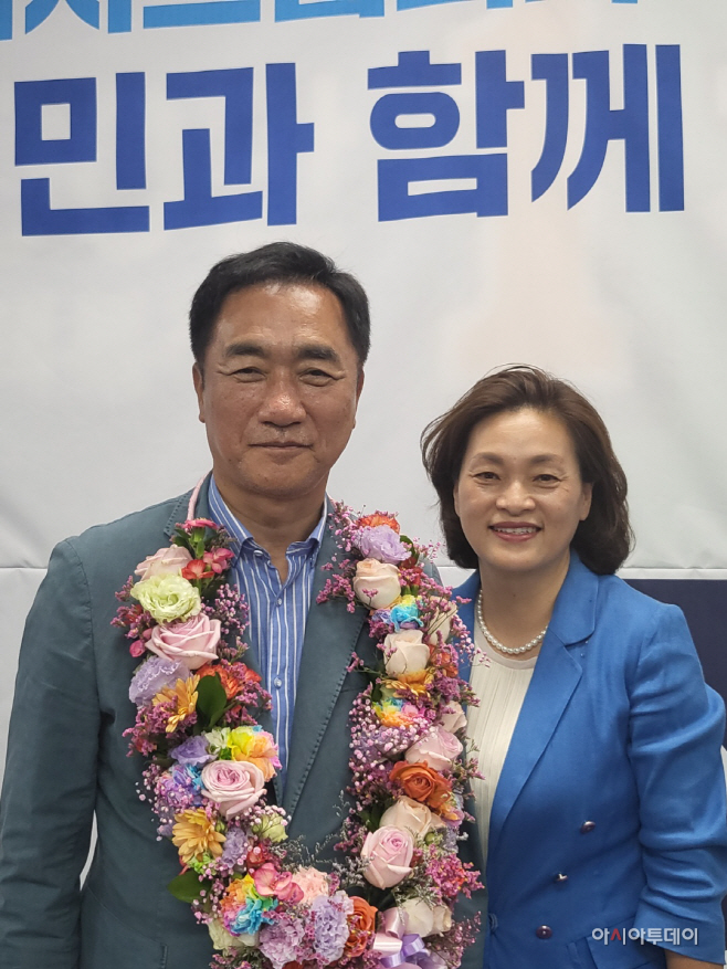 정장선 평택시장 재선에 성공