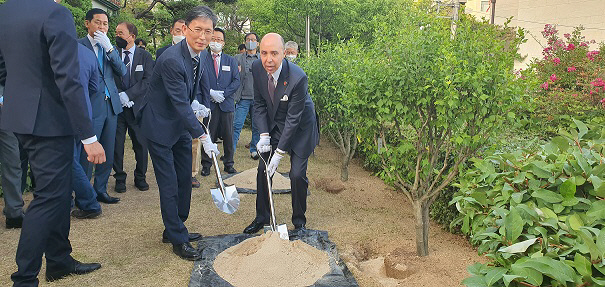 사진1.주한 모로코대사관 무궁화 식수