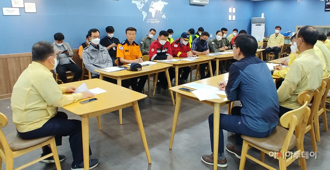 밀양시, 산불 상황 종료 발표(8)
