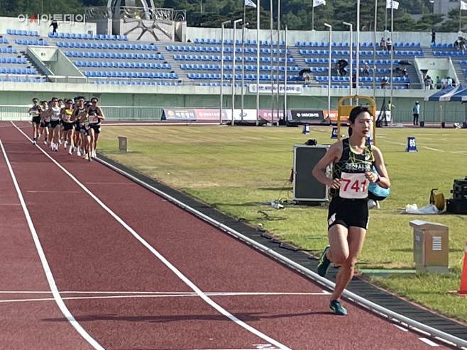 경산시- 경산시청 육상부, 김유진“국내 적수가 없다” 대회 신