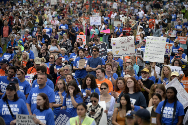 MARCH FOR OUR LIVES 2022 <YONHAP NO-3902> (UPI)